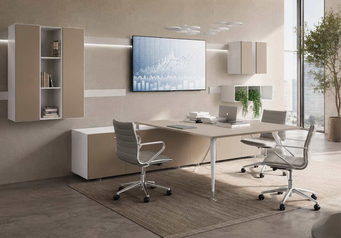 Scrivanie direzionali moderne Linea 414